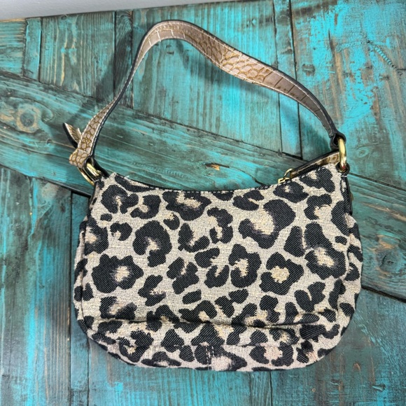 Vintage Y2K Jungle Cat Mini Purse Clutch Animal Print - Picture 8 of 13